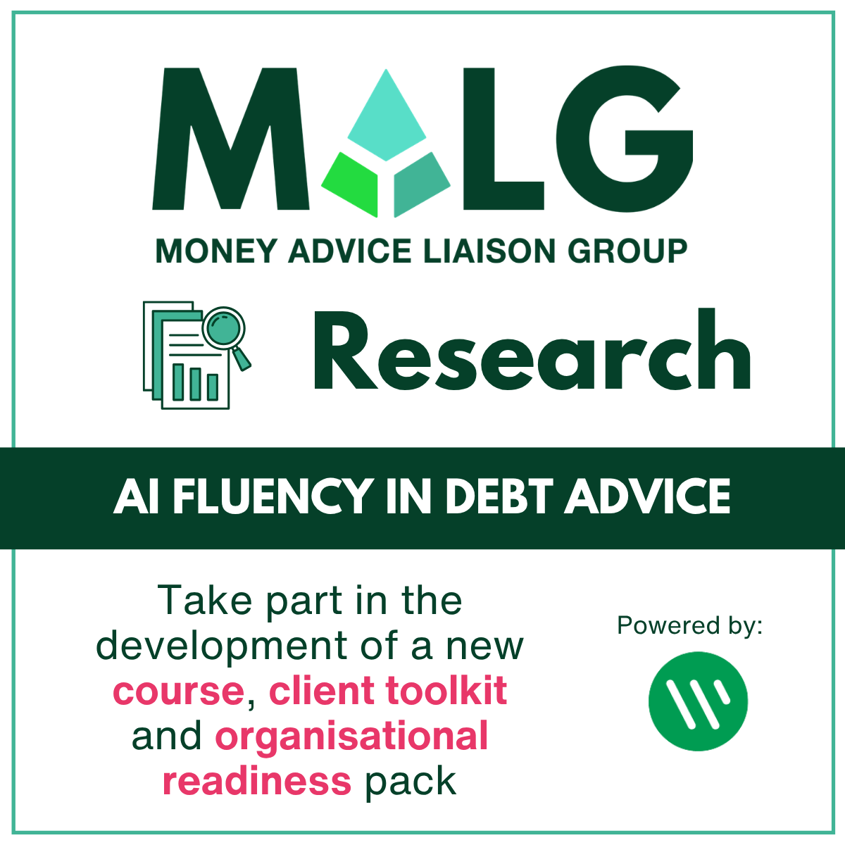 Money Advice Liaison Group Secures Funding for Project to Build AI Fluency for Debt Advisers and their Clients